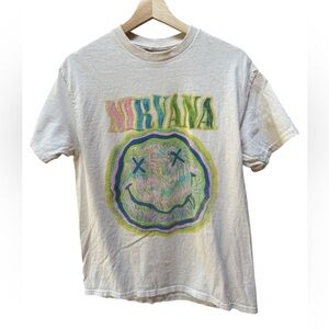 Vintage Nirvana Emoji‎ 100% Cotton T-Shirt